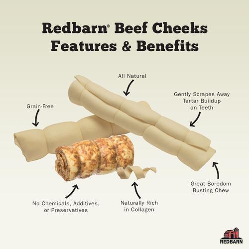 Red Barn Glazed Cheek Beef Roll - Peanut Butter Flavor - LARGE