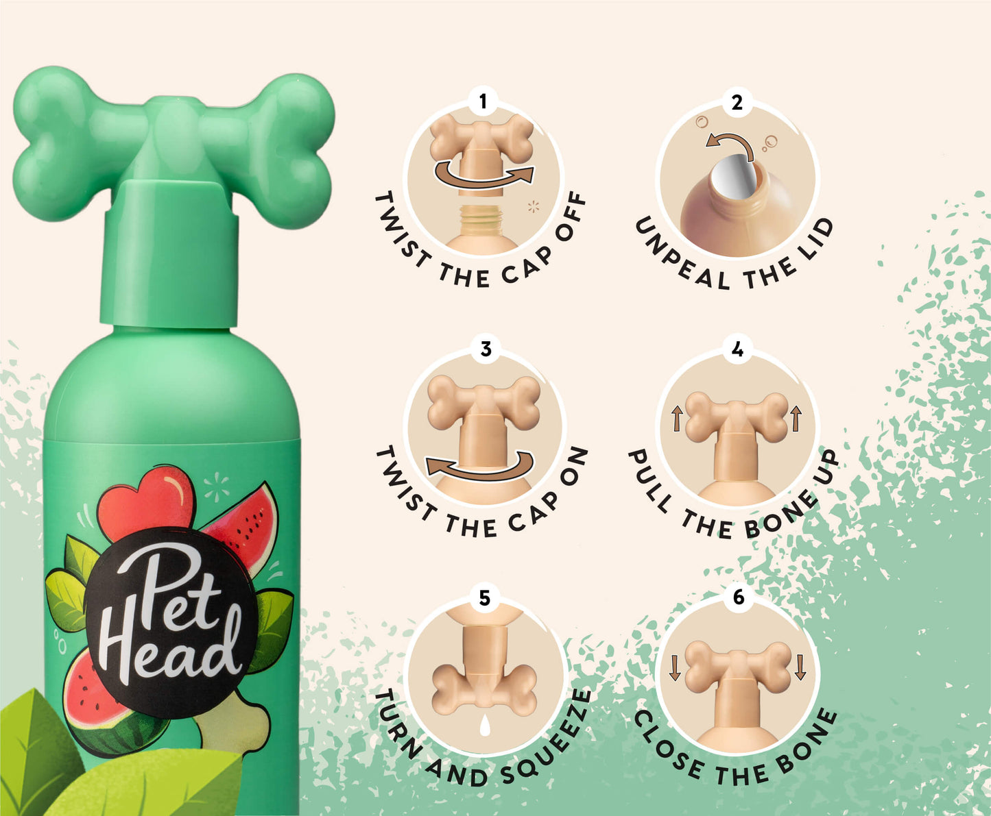 PET HEAD FURTASTIC KNOT DOG DETANGLER SHAMPOO