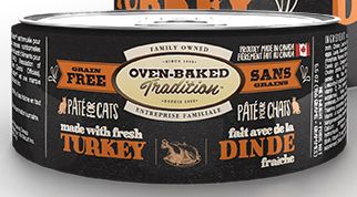 OVEN-BAKED TRADITION GRAIN FREE TURKEY  PATE CAT