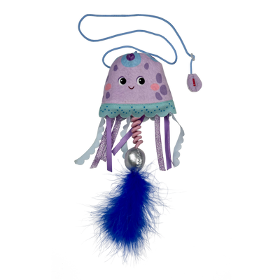 KONG JELLY FISH TEASER CAT TOYS