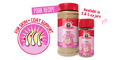 Charlee Bear® Necessities™ Freeze Dried Raw Pork Recipe for Skin + Coat Support Meal Topper for Dogs 1oz