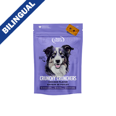 NUTRISOURCE® CRUNCHY CRUNCHERS CHICKEN DOG TREATS 14OZ