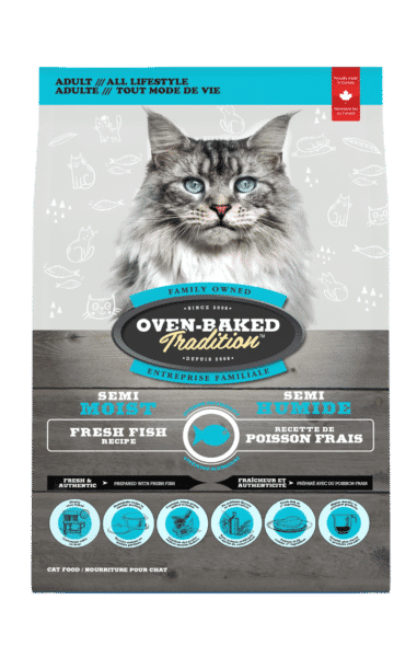 OVEN-BAKED TRADITION SEMI-MOIST FOOD FOR ALL BREED ADULTS CATS-FISH