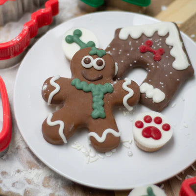 BOSCO & ROXY CHRISTMAS GINGERBREAD MAN COOKIE