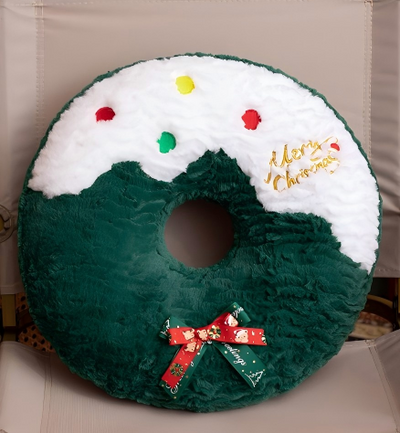 LAZZY BEAR HOLIDAY - CHRISTMAS WREATH JUMBO DOG TOY