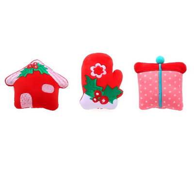 LAZZY BEAR HOLIDAY - CHRISTMAS PILLOWS ASSORTED CAT TOY