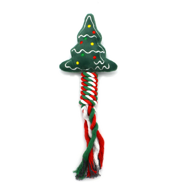 LAZZY BEAR HOLIDAY - CHRISTMAS TREE TUGZ DOG TOY