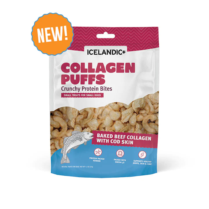 COLLAGEN PUFFS CRUNCHY PROTEIN 1.3 OZ DOG TREATS