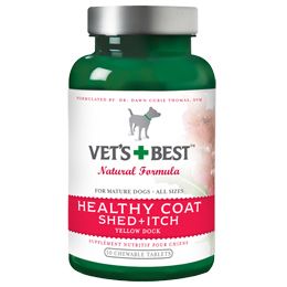 VETS BEST HEALTHY COAT SHEED + ITCH SUPPORT 50 COUNT