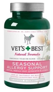 VETS BEST SEASONAL ALLERGY SUPPORT 60 COUNT