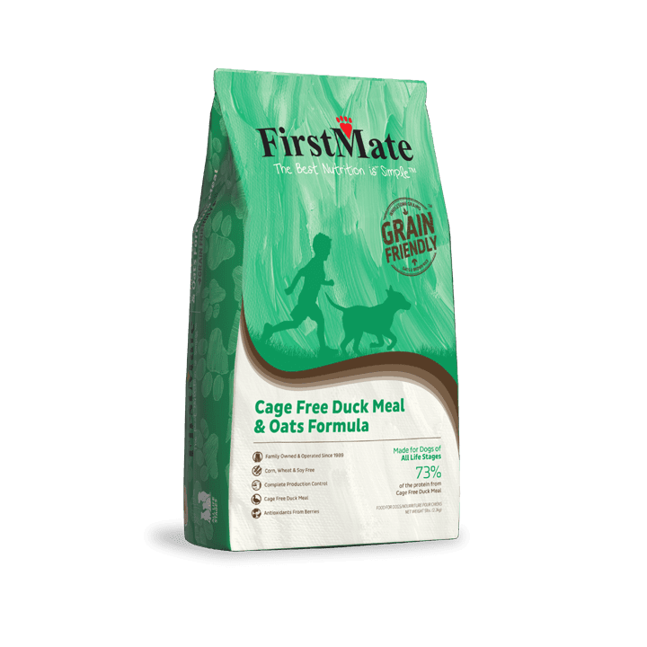 FIRSTMATE GRAIN FRIENDLY CAGE-FREE DUCK & OATS DRY DOG FOOD