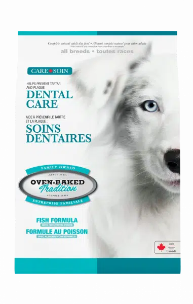 OVEN BAKED TRADITION CARE+ DENTAL CARE FOOD FOR ALL BREEDS WITH FISH