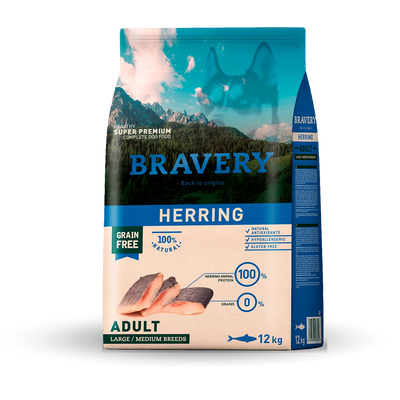 BRAVERY HERRING -  (MEDIUM / LARGE BREED) DOG