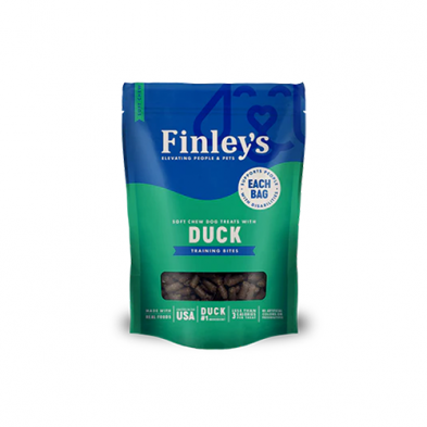 Finley's Duck Soft Chew Training Bites Dog Treats 6oz