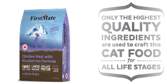 FIRSTMATE GRAIN FREE LID CHICKEN & BLUEBERRY CAT FOOD