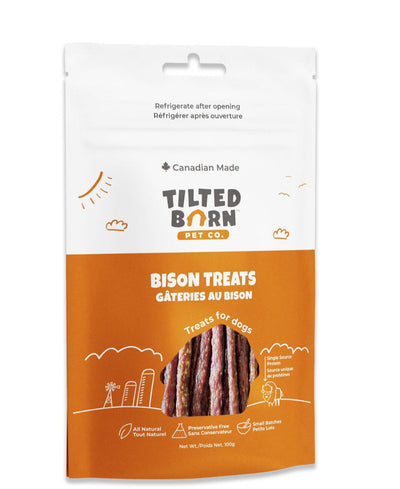 TILTED BARN STICKS - CANADIAN BISON DOG TREATS