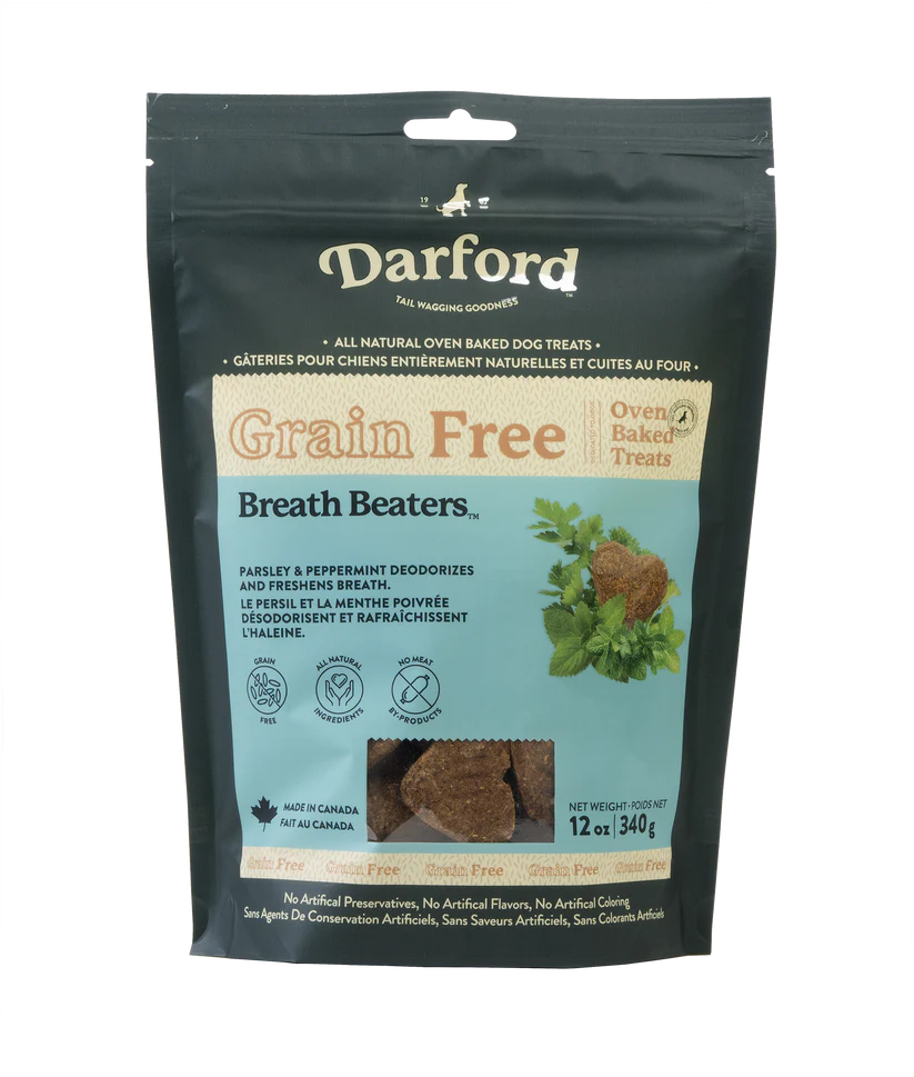 DARFORD GRAIN-FREE BREATH BEATERS DOG TREATS