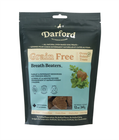 DARFORD GRAIN-FREE BREATH BEATERS DOG TREATS