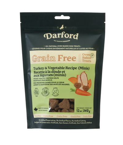 DARFORD GRAIN-FREE TURKEY& VEGETABLES RECIPE DOG TREATS