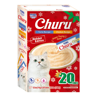 INABA CHURU HOLIDAY VALUE PACK CAT TREATS : TUNA & CHICKEN