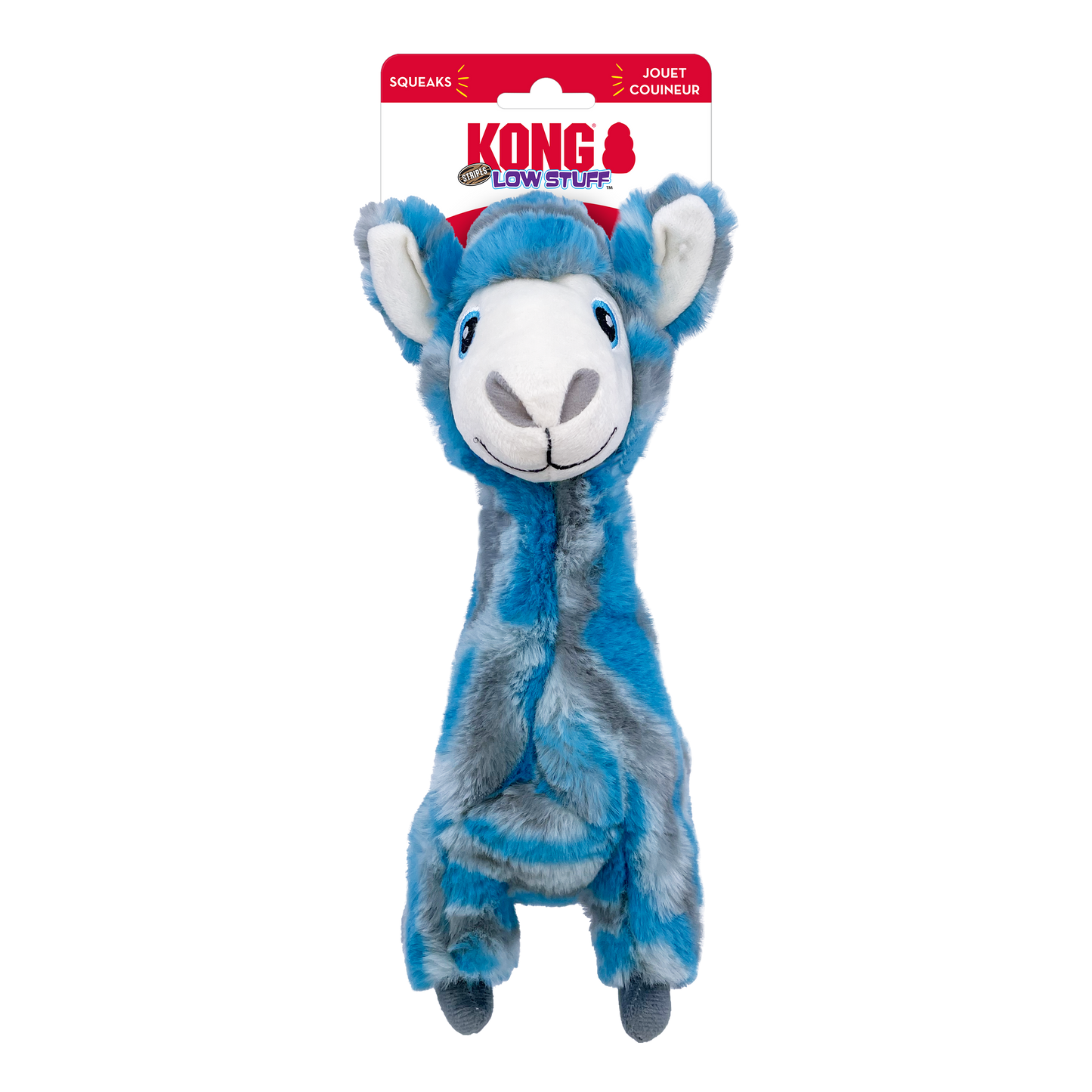KONG LOW STRIPES LLAMA MEDIUM DOG TOY