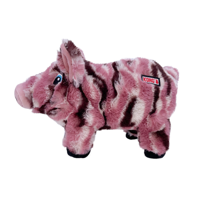 KONG LOW STRIPES PIG MEDIUM DOG TOY