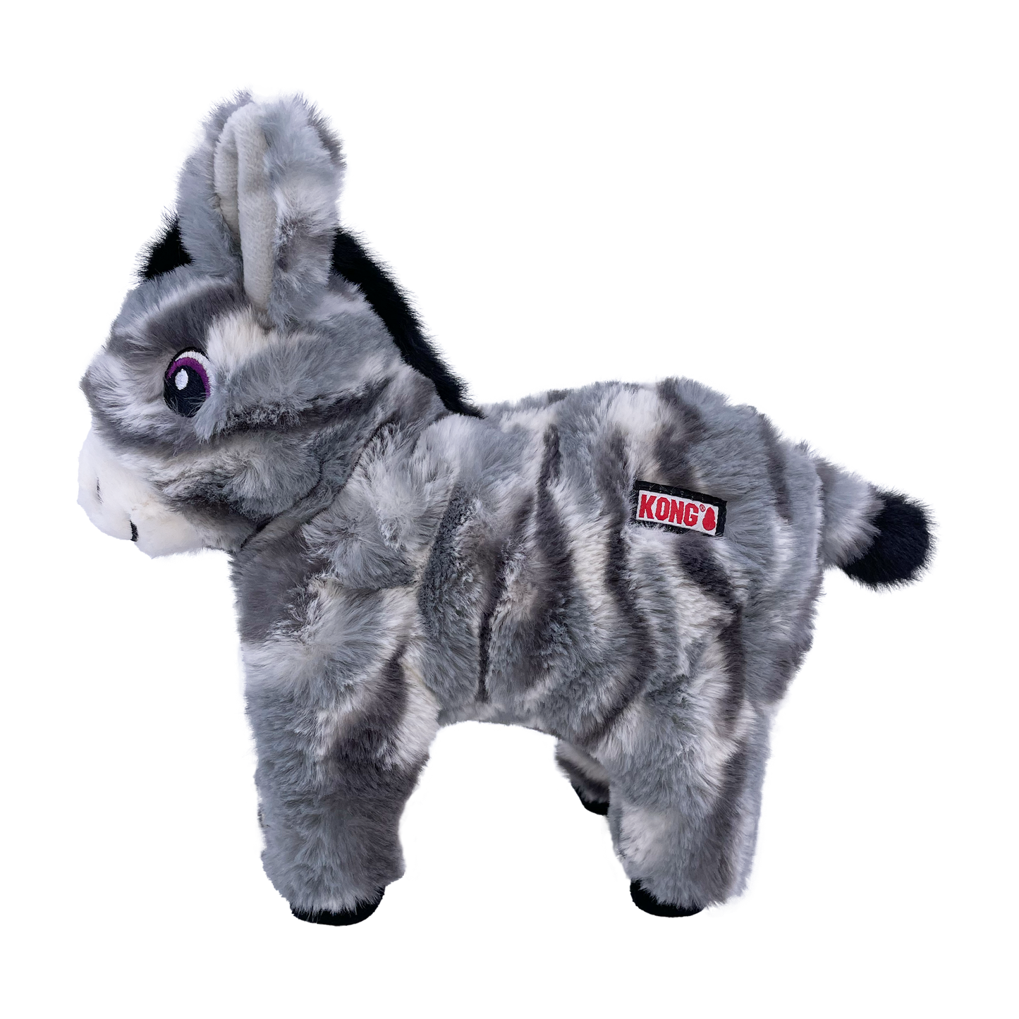 KONG LOW STRIPES DONKEY MEDIUM DOG TOY