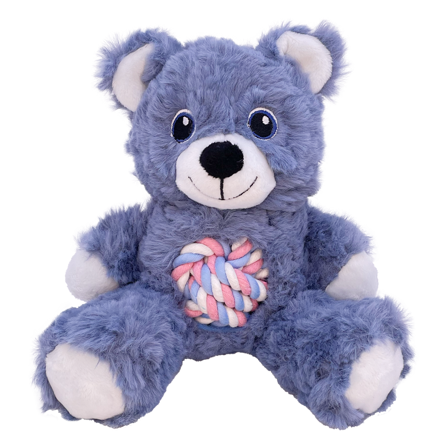 KONG WILD KNOTS TEDDY DOG TOY ASSORTED COLOURS