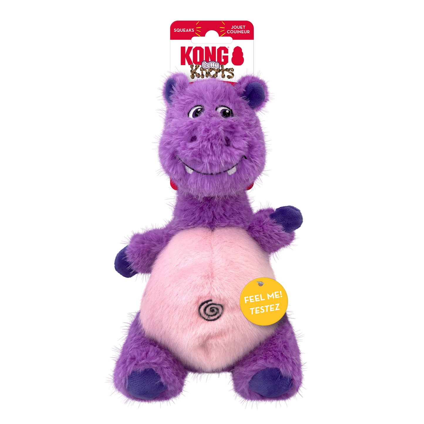 KONG KNOTS BELLY HIPPO MD/LG DOG TOY