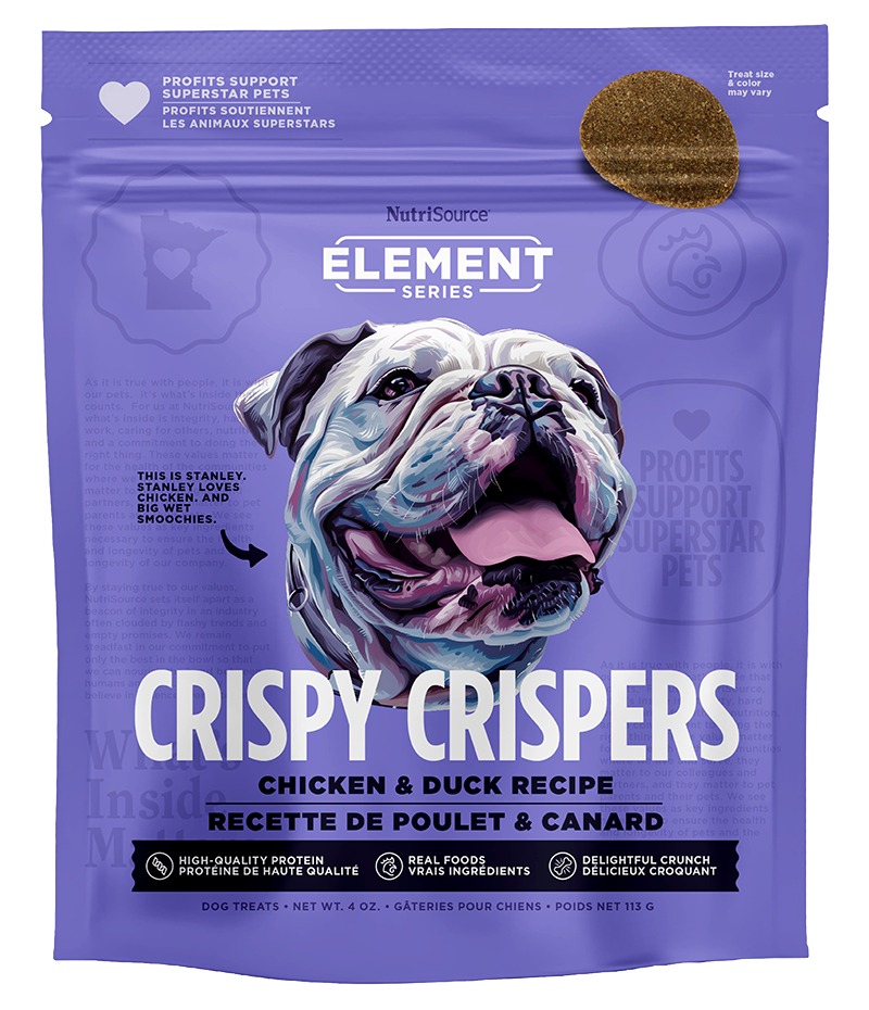 NUTRISOURCE® CHICKEN & DUCK CRISPY CRISPERS DOG TREAT