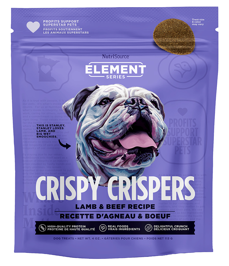 NUTRISOURCE® BEEF & LAMB CRISPY CRISPERS DOG TREAT