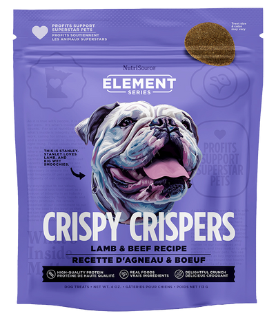 NUTRISOURCE® BEEF & LAMB CRISPY CRISPERS DOG TREAT