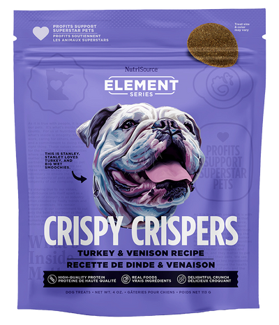 NUTRISOURCE® TURKEY & VENISON CRISPY CRISPERS DOG TREAT