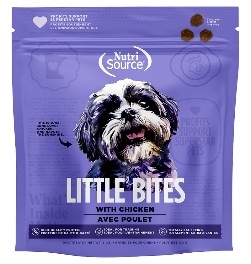 NUTRISOURCE® CHICKEN LITTLE BITES DOG TREAT