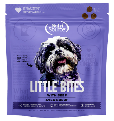 NUTRISOURCE® BEEF  LITTLE BITES DOG TREAT