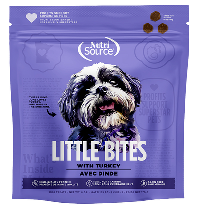 NUTRISOURCE® TURKEY LITTLE BITES DOG TREAT