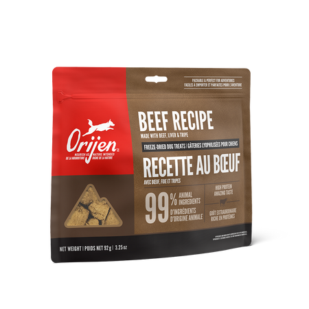 ORIJEN FREEZE-DRIED DOG TREATS - BEEF RECIPE