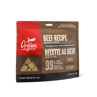 ORIJEN FREEZE-DRIED DOG TREATS - BEEF RECIPE