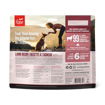 ORIJEN FREEZE-DRIED DOG TREATS - LAMB RECIPE