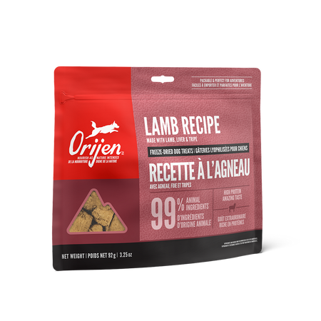 ORIJEN FREEZE-DRIED DOG TREATS - LAMB RECIPE