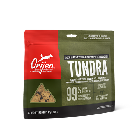 ORIJEN FREEZE-DRIED DOG TREATS -  TUNDRA RECIPE