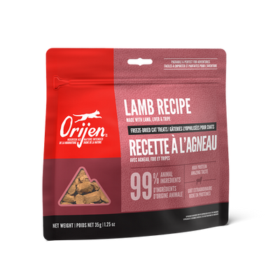 ORIJEN FREEZE-DRIED CAT TREATS - LAMB RECIPE