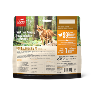 ORIJEN FREEZE-DRIED CAT TREATS - ORIGINAL RECIPE