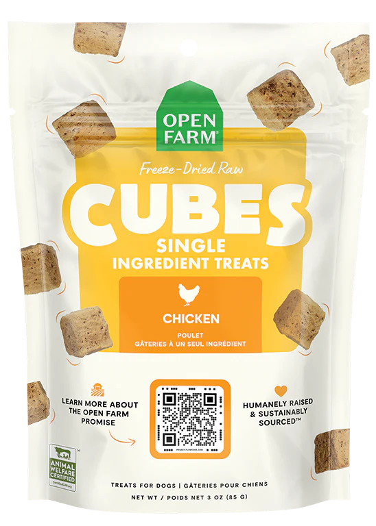 OPEN FARM® FREEZE-DRIED RAW CHICKEN DOG TREATS