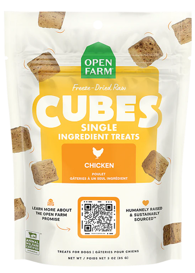 OPEN FARM® FREEZE-DRIED RAW CHICKEN DOG TREATS