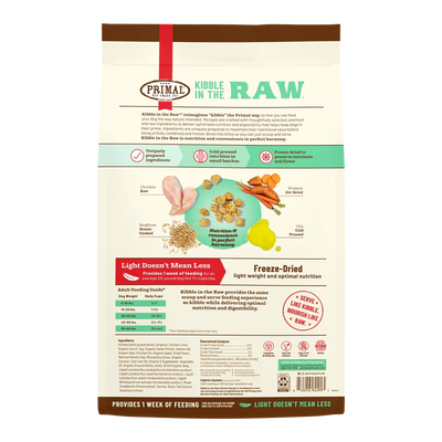 PRIMAL KIBBLE IN THE RAW : CHICKEN RECIPE