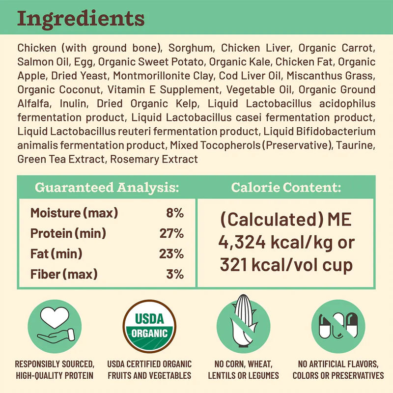 PRIMAL KIBBLE IN THE RAW : CHICKEN RECIPE