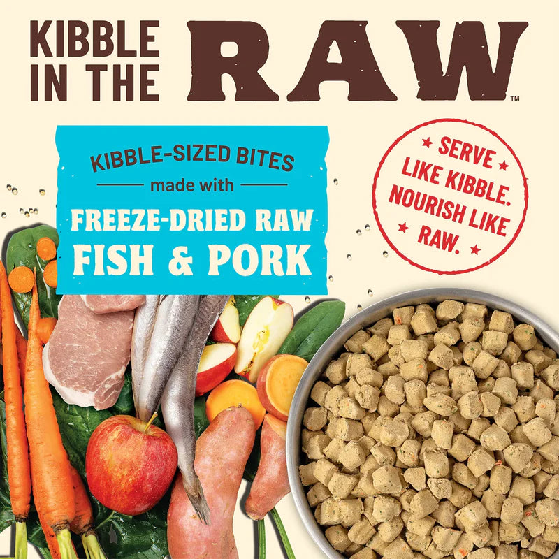 PRIMAL KIBBLE IN THE RAW : FISH & PORK RECIPE