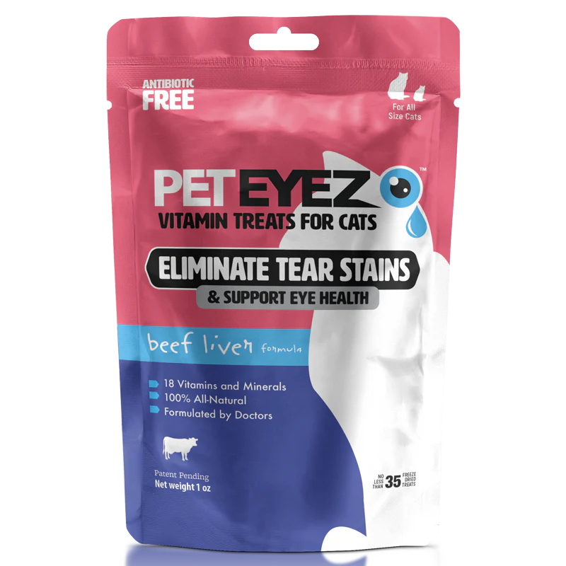 PET EYEZ TEAR STAINS & SUPPORT EYE HEALTH : BEEF FOR CAT