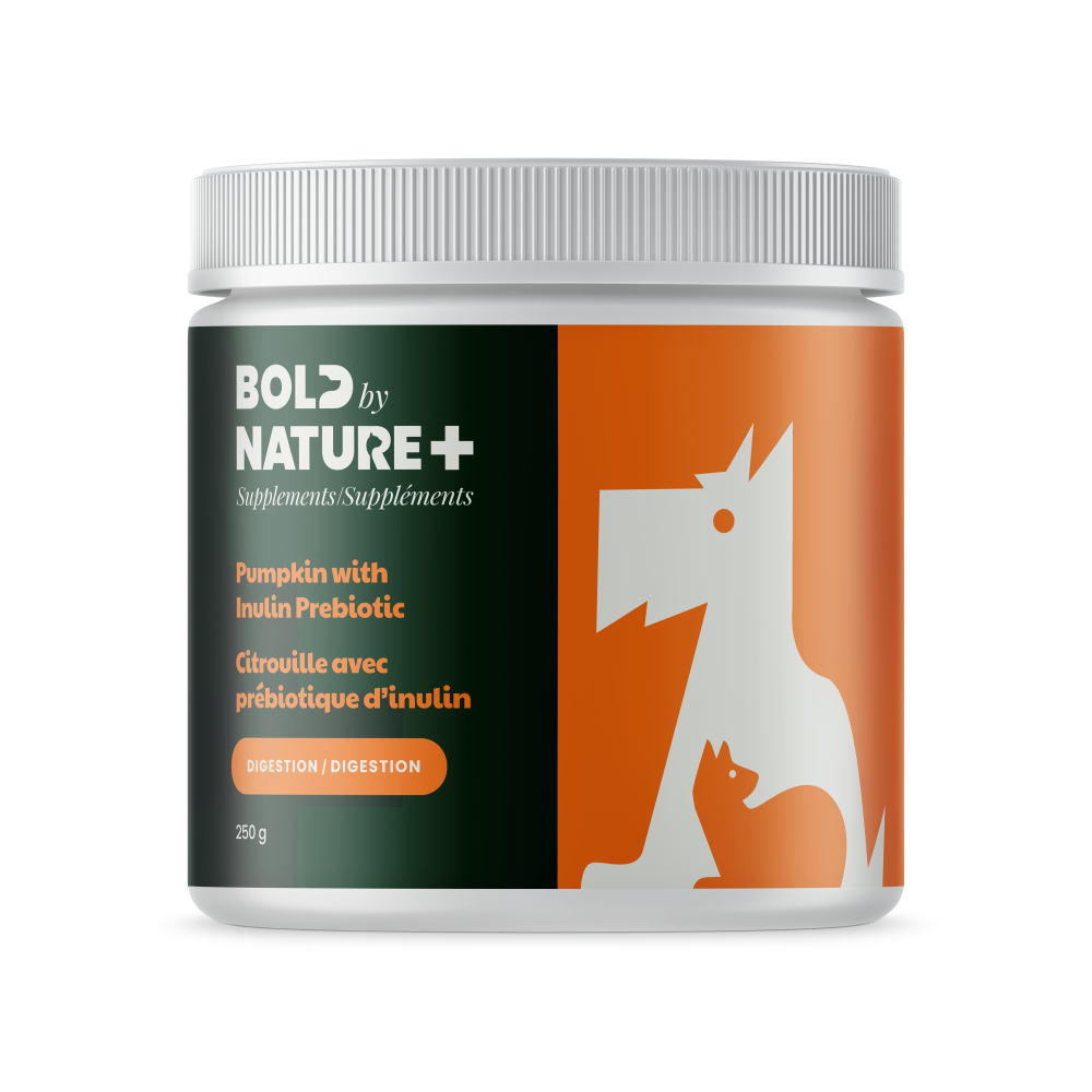 BOLD BY NATURE PUMPKIN WITH INULIN & PREBIOTICS FOR DOGS & CATS